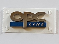 Шильдик «OPC Line», хром