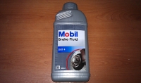 Жидкость тормозная MOBIL, DOT-4, 0,5л