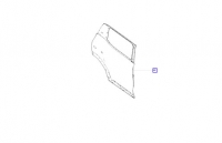 Дверь HAVAL H3 (2023-) задняя R