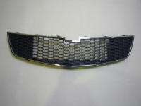 Решетка радиатора Шевроле Круз (2009-2013), нижняя, хром